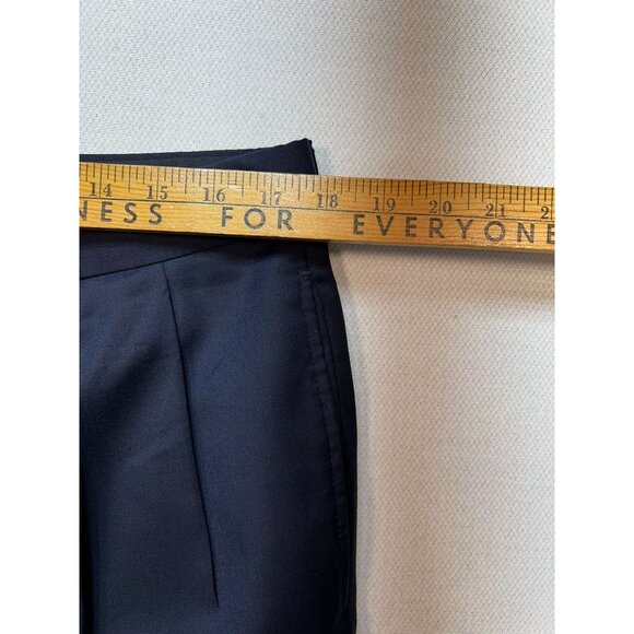 Jos. A. Bank Men's Pleated Front Dress Pants Cuffed Hem Size 38 Reg Blue Solid - Picture 6 of 9